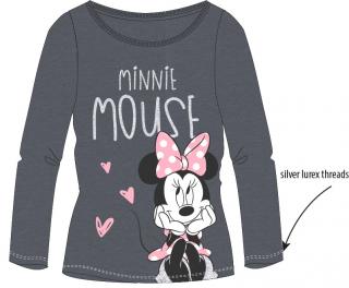 Tričko Minnie Mouse - tmavě šedé vel. 122cm