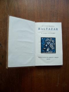 Spisy Anatola France V. (Baltazar a jiné povídky)