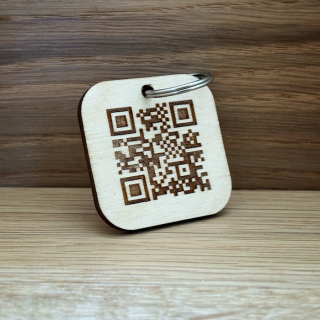 Přívěsek s QR kódem pro přijímání plateb
