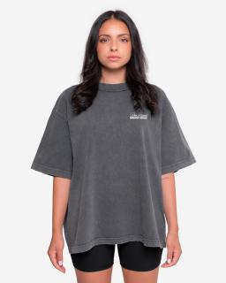 Dámské oversized triko Prisma - washed grey L