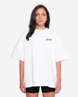 Dámské oversized triko Prisma - white L