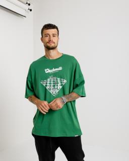 Oversized Triko Checkmate - green L