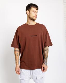 Oversized Triko Chest - mocha Velikost: L