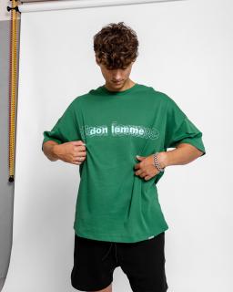 Oversized Triko Explore - green XL