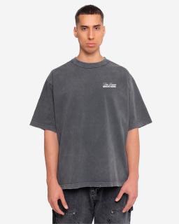 Pánské oversized triko Prisma - washed grey L