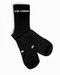 Ponožky Horizontal - černé Velikost: 42-46