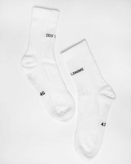 Ponožky Middle - bílé Velikost: 38-42
