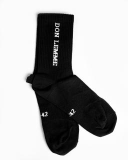 Ponožky Vertical - černé Velikost: 42-46