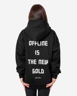 Unisex Mikina Gold - black Velikost: M