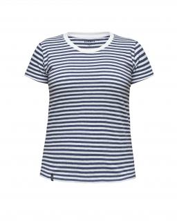 Dámské konopné tričko BINKA Navy-Stripes Velikost oblečení: L