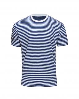 Pánské konopné tričko HIRZO Navy-Stripes Velikost oblečení: XXXL