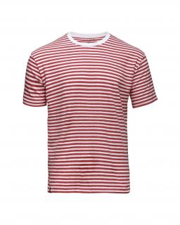 Pánské konopné tričko HIRZO Red-Stripes Velikost oblečení: L