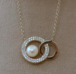 Stříbrný náhrdelník Anet