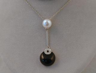 Stříbrný náhrdelník Livie