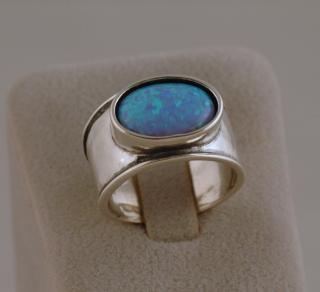 Stříbrný prsten Danaé Opál
