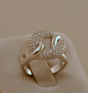 Stříbrný prsten Gina
