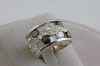 Stříbrný prsten Norbert