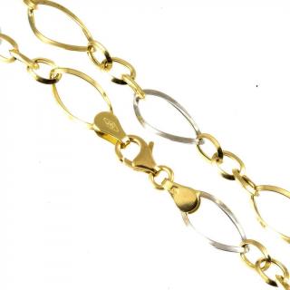 Dámský náhrdelník kombinace zlata 793 Délka náhrdelníku: 45 cm