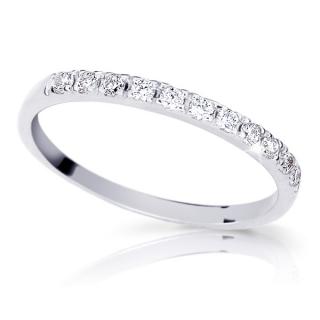 Dámský prsten s brilianty bílé zlato 1801 Velikost prstenu: 49