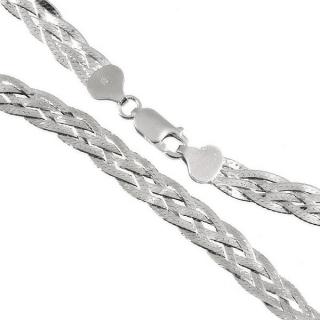 Dámský stříbrný náhrdelník pletýnka 751 Délka náhrdelníku: 50 cm
