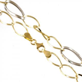 Dámský zlatý náhrdelník kombinace zlata 829 Délka náhrdelníku: 45 cm