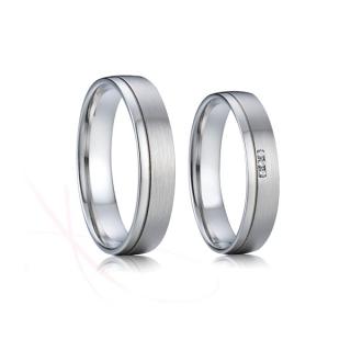 Snubní prsteny ocelové Evžen a Taťána Rytina: Rytina do snubních prstenů