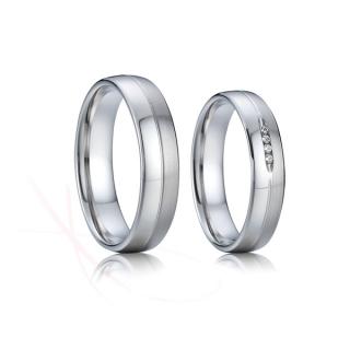 Snubní prsteny ocelové Jack a Rose Rytina: Rytina do snubních prstenů