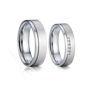 Snubní prsteny ocelové Lancelot a Guinevera Rytina: Rytina do snubních prstenů