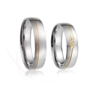 Snubní prsteny ocelové Paris a Helena Rytina: Rytina do snubních prstenů