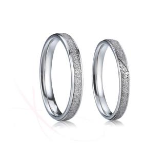 Snubní prsteny ocelové Radovan a Lada Rytina: Rytina do snubních prstenů