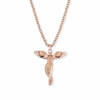Stříbrný náhrdelník anděl růžový Engelsrufer ERN-LILANGEL-R Délka náhrdelníku: 40 cm