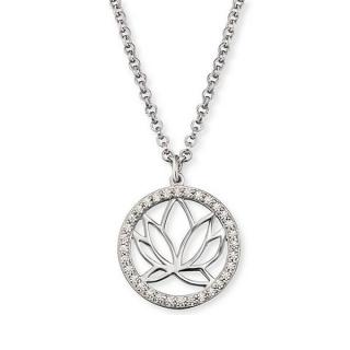 Stříbrný náhrdelník Engelsrufer lotos 896 Délka náhrdelníku: 40 cm