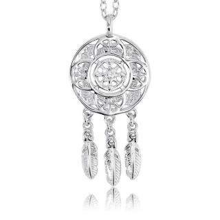 Stříbrný náhrdelník lapač snů Engelsrufer 1004 Délka náhrdelníku: 40 cm