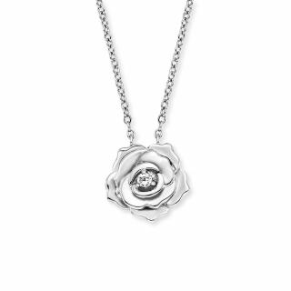 Stříbrný náhrdelník růže Engelsrufer ERN-ROSE-ZI