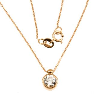 Zlatý dámský náhrdelník 822 Délka náhrdelníku: 42 cm
