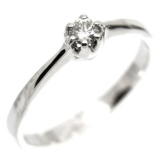Zlatý zásnubní prsten s diamantem 1267 Velikost prstenu: 50