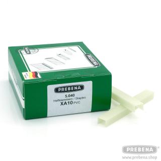 Plastové spony Prebena typ XA, délka 10 mm, 5.040 ks