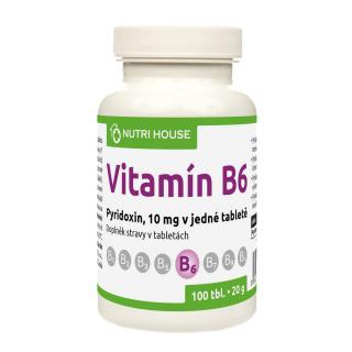 NutriHouse VITAMIN B6 (Pyridoxin) 100 tbl. (Vitamin B6)