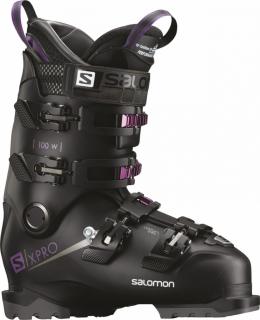 Salomon X PRO 100 W BLACK/PURPLE 18/19 Velikost bot: 25-25,5