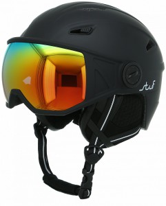 Stuf VISOR 2 uni černá 22/23 Velikost helmy: 53-54