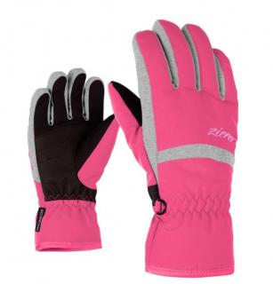 Ziener LEJANO AS(R) glove junior pink 24/25 Velikost oblečení: 4