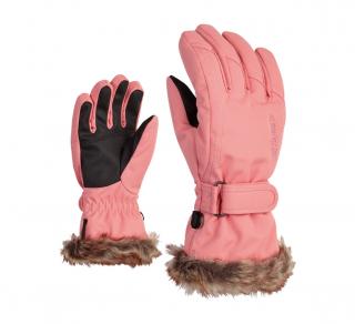 Ziener LIM GIRLS glove junior pink 24/25 Velikost oblečení: 6