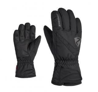 Ziener LORIKO AS(R) glove junior black 24/25 Velikost oblečení: 3.5