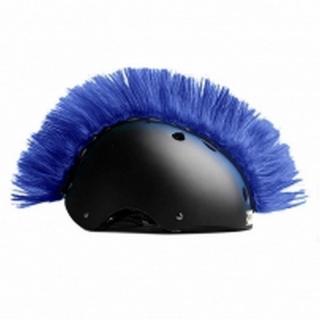 Číro na přilbu WIGGYSTYL Mohawk dark blue (Nalepovací ozdoba na přilbu)