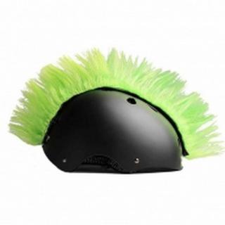 Číro na přilbu WIGGYSTYL Mohawk green (Nalepovací ozdoba na přilbu)