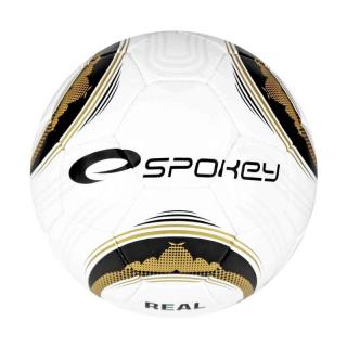 Fotbalový míč SPOKEY REAL béžový č. 5 (Balón na fotbal)