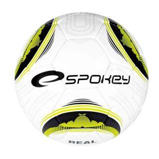 Fotbalový míč SPOKEY REAL zelený č. 5 (Balón na fotbal)