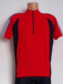 SET pánský dres+kraťasy ATEX červeno/černý (Cyklistický dámský SET)