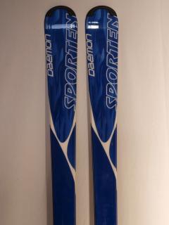 Sjezdové lyže SPORTEN Daemon modré 160 cm (Carvingové rekreační lyže)