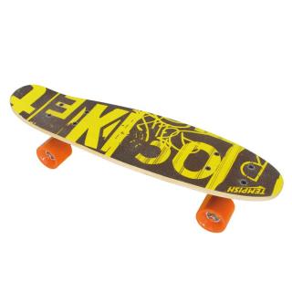 Skateboard ROCKET black / yellow (Skateboard pro začínající a pokročilé skateboardisty )
